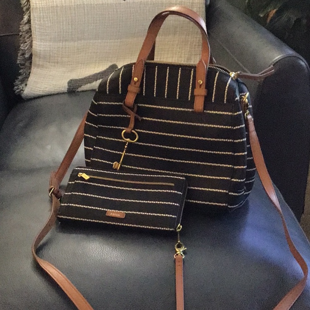 Fossil Rachel Style Crossbody Bag and matching Wallet